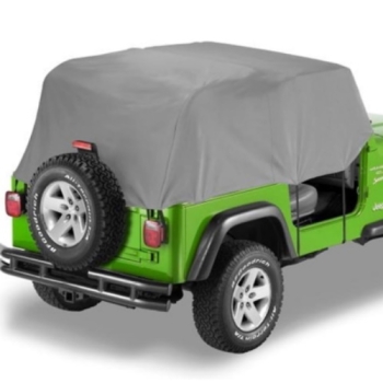 Preview: Jeep Wrangler YJ All Weather Trail Cover Regenschutz Abdeckung Grau Charcoal Bestop 92-95