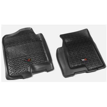 Chevrolet Truck Silverado GMC Truck Sierra 2er Set Fussmatten Fußmatten Fußraumwannen vorne All Terrain Rugged Ridge Schwarz 99-06