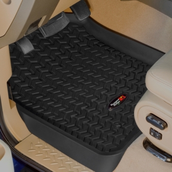Ford F150 Cab Set of 2 front floor liners Black All Terrain Rugged Ridge 04-08