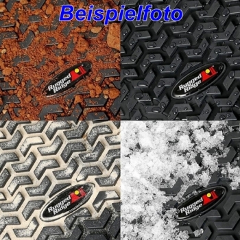 Ford F150 Set of 2 front floor liners Black All Terrain Rugged Ridge 01-03