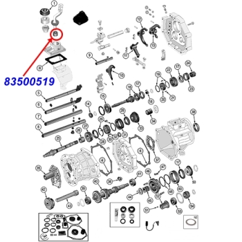 Jeep Cherokee XJ rubber buffer shift bushing shift linkage AX4 & AX5 manual transmission 84-01