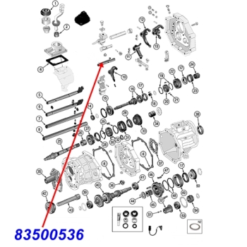 Preview: Jeep Wrangler TJ Schaltstange Schaltwelle Rückwärtsgang AX5 Schaltgetriebe 96-02