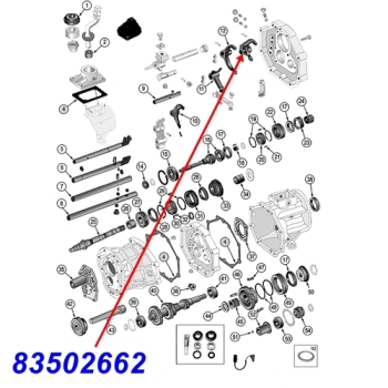 Jeep Wrangler YJ Schaltgabel 1. & 2. Gang AX4 AX5 Schaltgetriebe 87-95