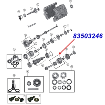 Jeep Cherokee XJ Synchronkörper 5. Gang BA10/5 Schaltgetriebe 87-89