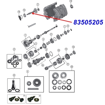 Jeep Wrangler YJ Input Shaft BA10/5 manual Transmission 87-89