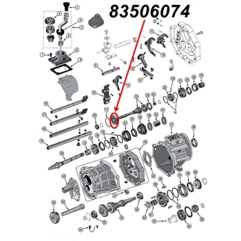 Jeep Cherokee XJ front input shaft bearing AX15 manual transmission 88-99