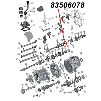 Jeep Wrangler YJ rear Input Shaft Roller Bearing AX15 manual Transmission 88-95
