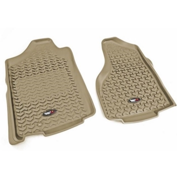 Dodge Ram 2er Set Fussmatten Fußmatten Fußraumwannen vorne All Terrain Rugged Ridge TAN 02-11