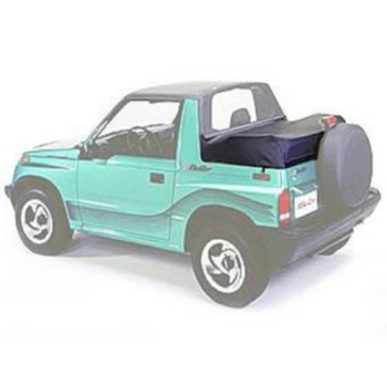Suzuki Sidekick Chervrolet Geo Tracker Duster Abdeckung Laderaum Schwarz Denim Bestop 95-98