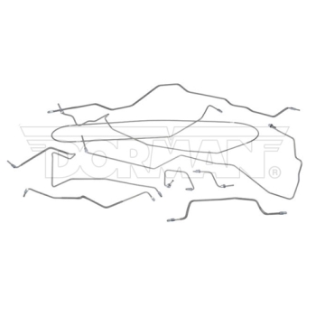 Jeep Cherokee XJ Bremsleitung Bremsleitungen Bremsleitungssatz Edelstahl LHD 97-01