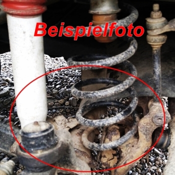 Preview: Jeep Cherokee XJ spring retainer spring plate shock absorber mount front right lower Dana 30 front axle 91-01