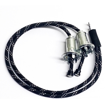 Jeep Willys MB Ford GPW Set Verkabelung mit Fassung Instrumentenbeleuchtung 42-45