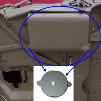 Preview: Jeep Willys MB Ford GPW one Fuel Tank Well Drain Cap 42-45