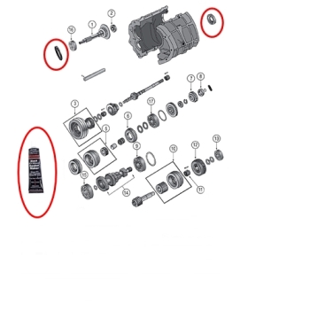 Jeep Cherokee XJ seal & oil seal set BA10/5 manual transmission 87-89