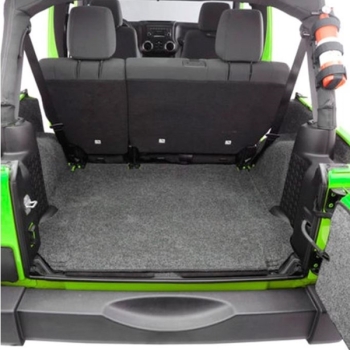 Jeep Wrangler JK 4türer Teppich Set hinten Kofferraum mit
