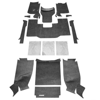 Jeep CJ CJ7 Teppich Komplett Set Fussraum & Kofferaum BedRug 81-86