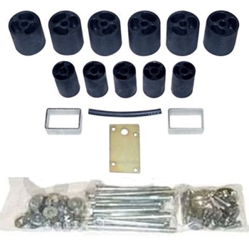 Jeep Wrangler YJ Body Lift Karosserieauflage Kit 2'' 50mm Höherlegung Automatikgetriebe 87-95