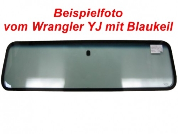 Jeep Wrangler JK Frontscheibe Windschutzscheibe Scheibe Colourverglasung grün Solar mit Blaukeil 07-18