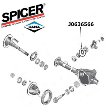Jeep CJ outer Pinion Slinger Dana 44 rear axle Spicer year 1986