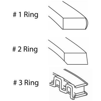 Preview: Jeep CJ 5,9 ltr. V8 Engine Piston Ring Set 0.060" Oversize Enginetech 73-86
