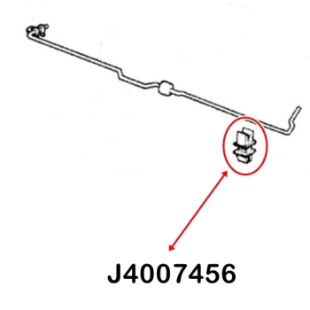 Jeep Wrangler TJ Clip zum Einhängen der Motorhaubenstütze 01-06
