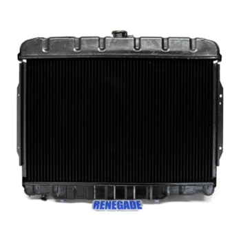 Jeep CJ 6 & 8 cyl. water cooler reinforced 3-row without viscous fan year 74-80