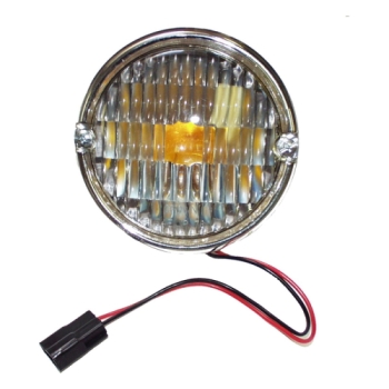 Jeep CJ Blinker Blinkleuchte weiß vorne inkl. Glühlampe Fassung Kabel 76-86