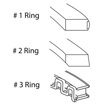 Jeep CJ 3,8 & 4,2 ltr. Engine Piston Ring Set 0.060" Oversize Enginetech 72-86