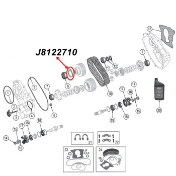 Jeep CJ Anlaufscheibe Antriebsritzel Quadratrac Quadra-Trac Verteilergetriebe 76-79
