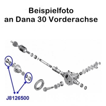 Preview: Jeep Cherokee Liberty KJ Differential Korblager Satz 4-teilig Dana 35 Hinterachse Spicer Bj. 2002