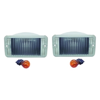 Jeep Wrangler TJ Blinker Blinkleuchten Set Seitenblinker weiß inkl. Glühlampen 97-06