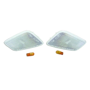 Jeep Wrangler TJ Blinker Blinkleuchten Set Seitenblinker weiß 96-06