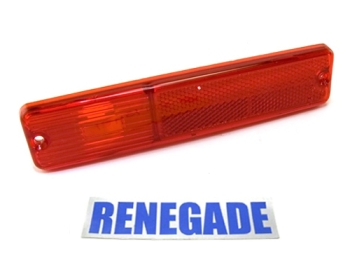 Jeep CJ Side Marker Lens Rear Red 72-80