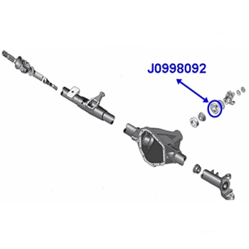 Jeep CJ Wrangler YJ 87-90 Cherokee XJ 86-93 MJ Comanche 74-86 SJ ??& J-Serie Simmerring Kardan Eingang Dana 30 / 44 Vorderachse 76-86