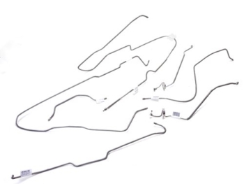 Jeep Wrangler YJ 7-teiliges Edelstahl Set Bremsleitungen Bremsleitung ohne ABS 87-94
