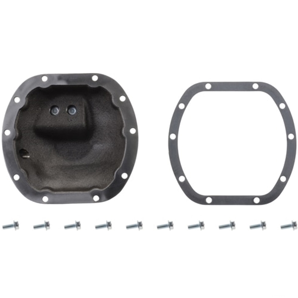 Jeep Wrangler YJ grey Nodular Iron Differential Cover Kit Dana 30 front