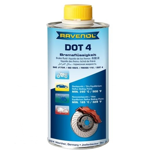 Jeep Cherokee Liberty KJ RAVENOL 1 ltr. Dot 4 Brake fluid 0207