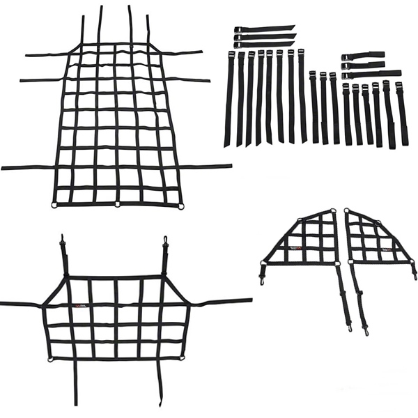 Elastisches Gepäcknetz 1,2x1,2m Dehnbar Bis 2,1x2,1m – Flexibles Cargo-Netz Für LKW & Pickup