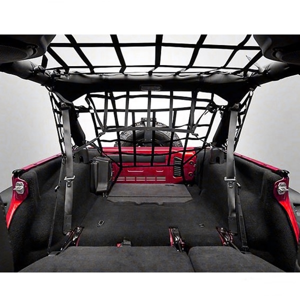 Jeep Wrangler JK 4door Cargo Net System Rugged Ridge 07-17