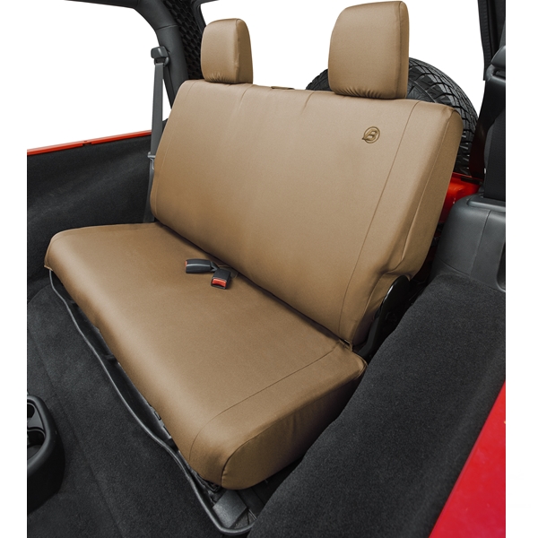 Jeep Wrangler Jk 4 Doors Rear Seat Cover Tan Denim Bestop 08 12 - Seat Covers For Jeep Wrangler 4 Door Jeep Wrangler Jk 4 Doors Rear Seat Cover Tan Denim Bestop 08 12 - Seat Covers For Jeep Wrangler 4 Door