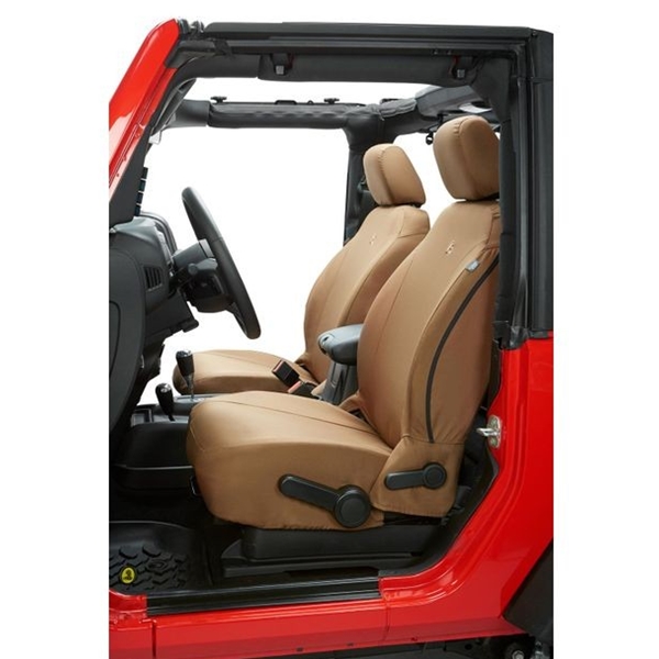 Jeep Wrangler JL 4doors Set front seat covers TAN LHD Bestop 18