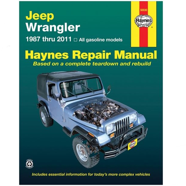 Jeep Wrangler YJ TJ JK Repair Manual Haynes 87-11