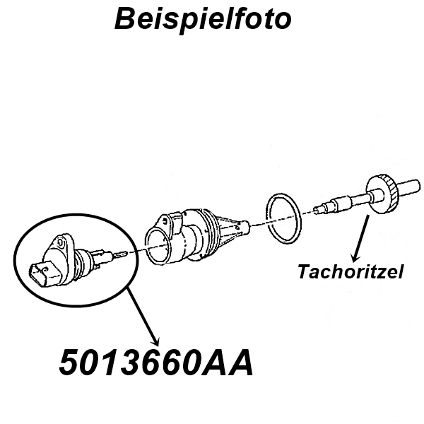 Jeep Wrangler YJ Transmission Output Speed Sensor Standard 9395