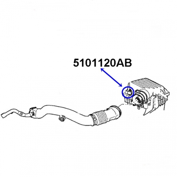 Jeep Cherokee Liberty Kj Kk 2,8 Ltr. Crd Map Air Pressure Sensor 05-10