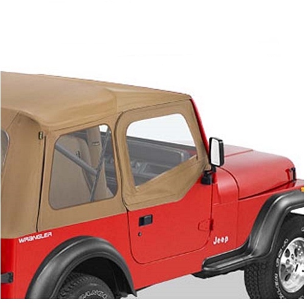 Jeep Wrangler Yj Soft Upper Doors Spice Denim For Supertop With