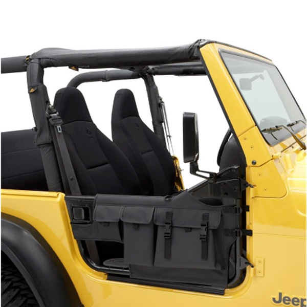 Jeep Wrangler TJ Set Half Doors Element Tube Doors HighRock 4x4 with two  black Diamond Door