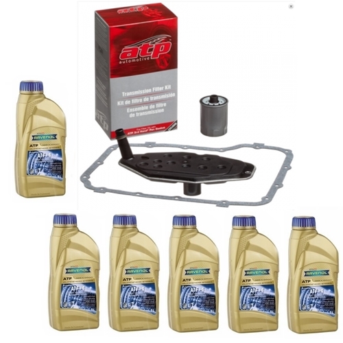 Jeep Grand Cherokee WJ WG 4WD Filter and Gasket Kit with 6ltr. Ravenol  ATF+4 oil 45RFE automatic Transmission 99-04