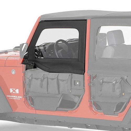 Jeep Wrangler JK clip-on window for half doors
