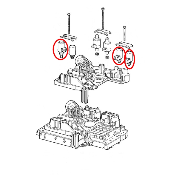 Jeep Commander XH XK Automatic Transmission Shift Solenoid NAG1 DGJ
