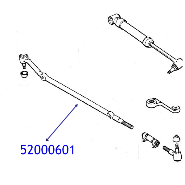Jeep Cherokee XJ Tie Rod Steering End 8490